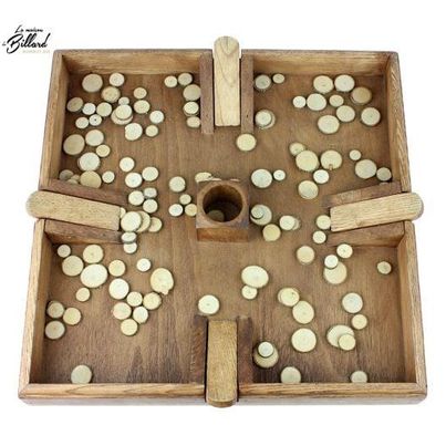 jeu de puces traditionnel en bois